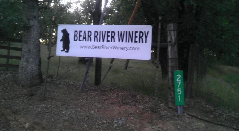Bear River Winery Front Sign
