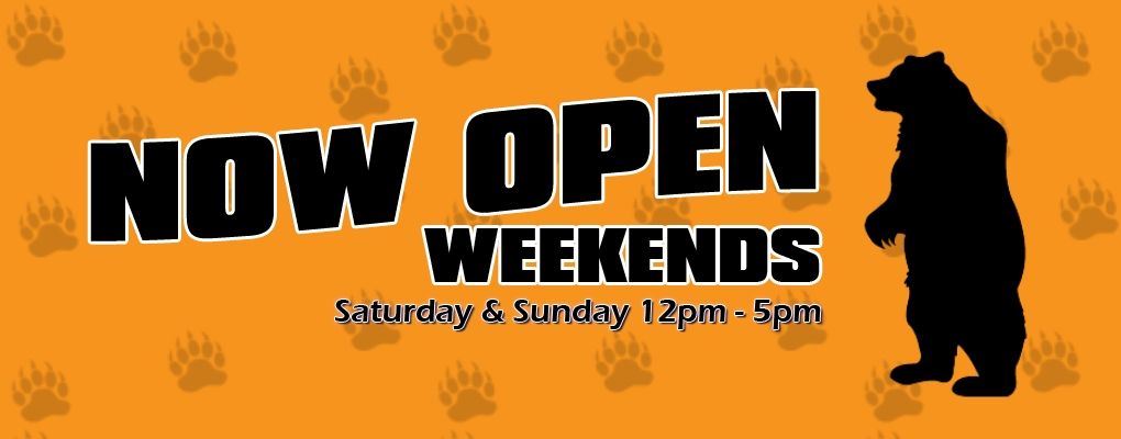We’re now OPEN Weekends 12 Noon – 5 PM for Tasting